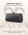 2-Pack 5000mAh USB-C Portable Chargers for Android
