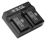 LP-E12 Battery 2-Pack with USB Dual Charger