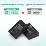 FirstPower Dual USB Charger & 2 LP-E17 Batteries