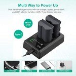 FirstPower BP-511 Battery 2-Pack with Dual Charger