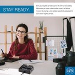 LP-E12 Battery 2-Pack with USB Dual Charger