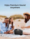 Portable 40W Waterproof Bluetooth Speaker with Deep Bass