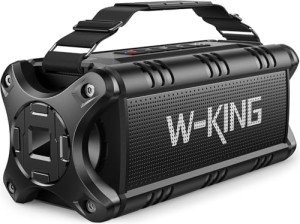 W-KING Waterproof Bluetooth Speaker with Power Bank
