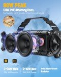 W-KING Waterproof Bluetooth Speaker with Power Bank