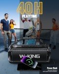 W-KING Waterproof Bluetooth Speaker with Power Bank