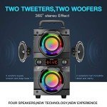 60W Portable Bluetooth Speaker with Heavy Bass