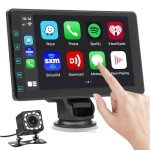 Thebestsvox 7" Wireless Car Stereo with Camera