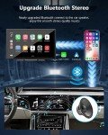 9-Inch Wireless Car Stereo with GPS & Camera