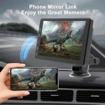 Thebestsvox 7" Wireless Car Stereo with Camera