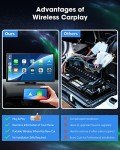 9-Inch Wireless Car Stereo with GPS & Camera