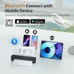 Portable Wireless Thermal Printer for Travel & Home