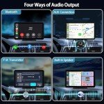 7" Bluetooth Wireless Car Stereo with CarPlay & Android Auto