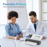 Portable Wireless Thermal Printer for Travel & Home