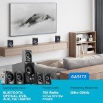 Acoustic Audio 700W Bluetooth 5.1 Speaker System
