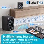 Acoustic Audio 700W Bluetooth 5.1 Speaker System