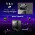 NSX GAMING PC Tomcat AMD Ryzen 5 5500 3.6 GHz, RTX 3050, 512 GB NVME SSD, 16GB DDR4 RGB RAM 3600, 650W Bronze PSU, Windows 11 Home 64-bit Built in USA WiFi Ready