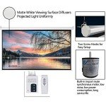 Kshioe Motorized Projector Screen - 92 inch HD