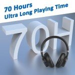 KVIDIO Bluetooth Active Noise Cancelling Headphones
