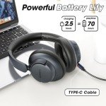 BERIBES Bluetooth Noise Cancelling Headphones - 70H Playtime