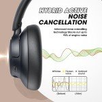 BERIBES Bluetooth Noise Cancelling Headphones - 70H Playtime
