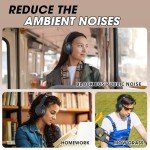 BERIBES Bluetooth Noise Cancelling Headphones - 70H Playtime