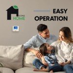EconoHome Digital Thermostat for Heating and Cooling
