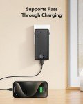 10000mAh Portable Charger with Built-in Cables