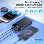33800mAh Portable Charger with Fast Charging Output