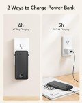 10000mAh Portable Charger with Built-in Cables