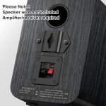 RIOWOIS Passive Bookshelf Speakers for Home Theater