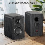 Saiyin Passive Bookshelf Speakers for Home Theater