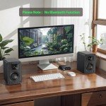 Saiyin Passive Bookshelf Speakers for Home Theater