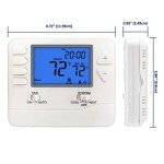 ELECTECK Programmable Digital Thermostat with LCD Display