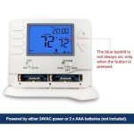 ELECTECK Programmable Digital Thermostat with LCD Display