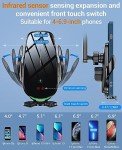 MEMOFO 15W Fast Wireless Car Charger Mount