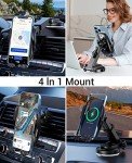 MEMOFO 15W Fast Wireless Car Charger Mount