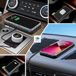 SANMIDO 10W Non-Slip Wireless Charger for Cars