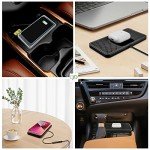 SANMIDO 10W Non-Slip Wireless Charger for Cars