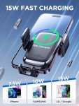 15W Qi Wireless Car Charger & Phone Mount