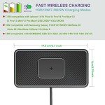 SANMIDO 10W Non-Slip Wireless Charger for Cars