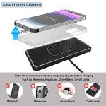 SANMIDO 10W Non-Slip Wireless Charger for Cars