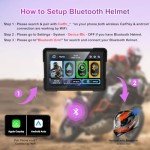 Wireless Apple Carplay & Android Auto Motorcycle Screen