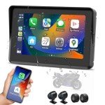 5-Inch Waterproof Motorcycle CarPlay & Android Auto Display