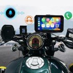 5-Inch Waterproof Motorcycle CarPlay & Android Auto Display