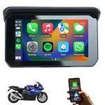 5-Inch Waterproof Motorcycle CarPlay & Android Auto Display