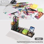 Desk Organizer Set with Pen and Note Holders
