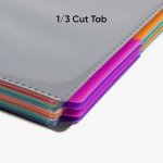 Smead Poly Project Organizer with 24 Pockets - Gray