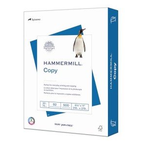 Hammermill 20 lb Copy Paper, 8.5x11, 500 Sheets