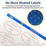 Avery Glossy White Oval Printable Labels, 180 Pack