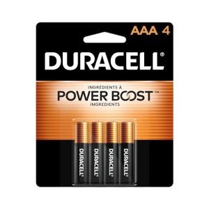 Duracell AAA Batteries with Power Boost, 4-Pack